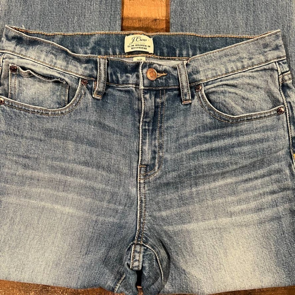 J crew broken in slim boyfriend jean - Picture 8 of 11